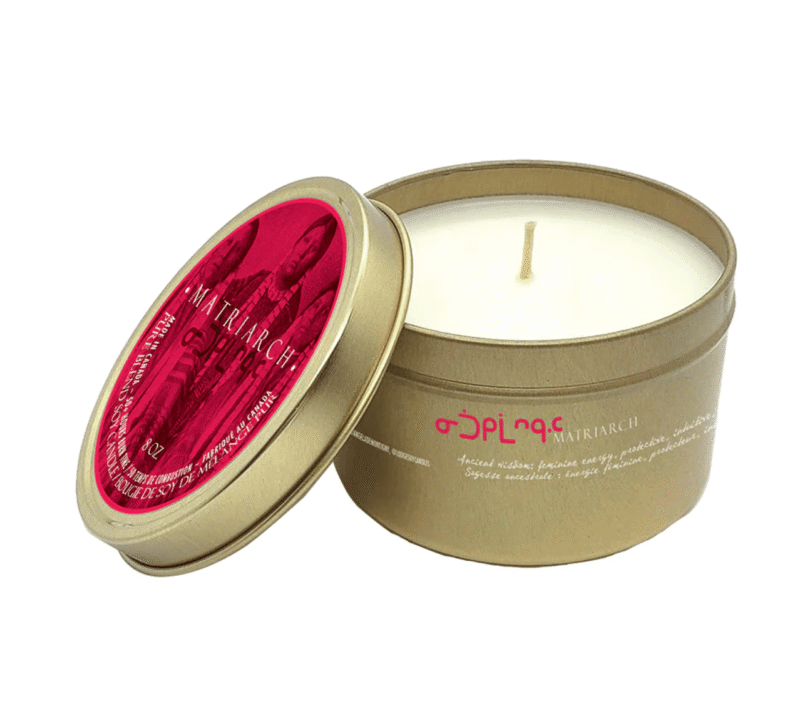 Matriarch 8oz CBD infused candle (Travel Tins)