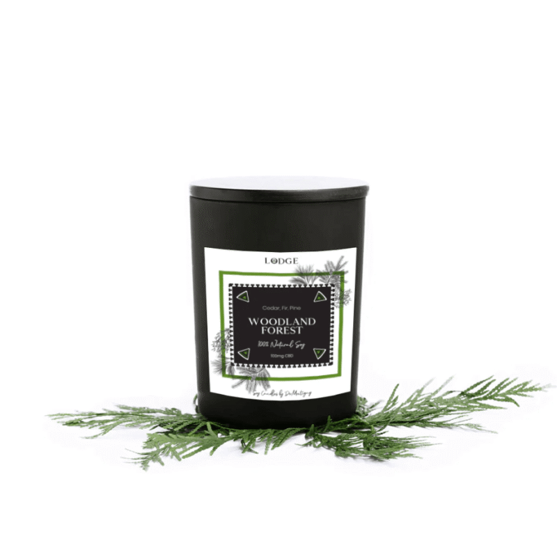 Ceremony Collection CBD infused 18oz Candle (Woodland Forest)
