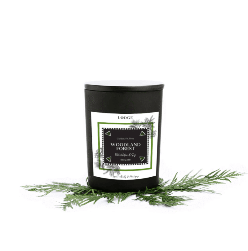 Ceremony Collection CBD infused 18oz Candle (Woodland Forest)