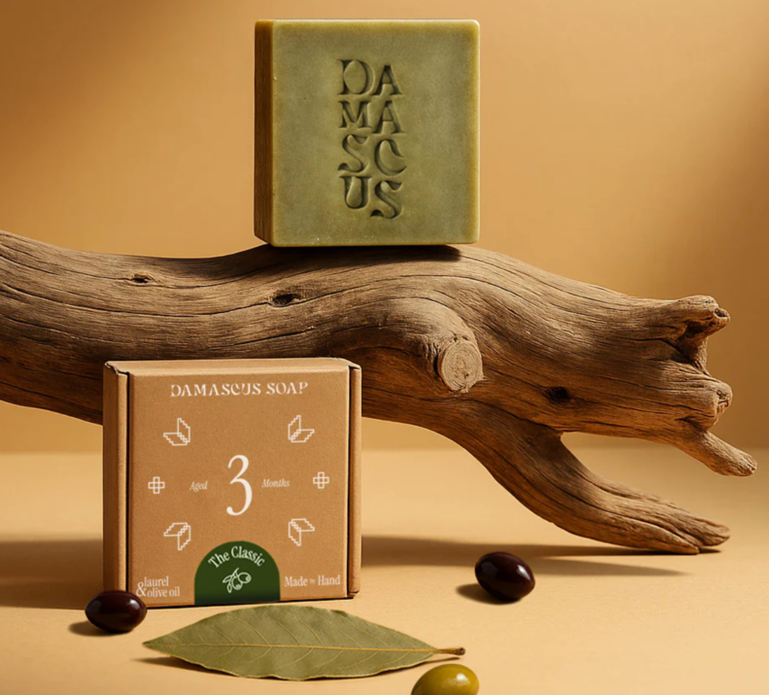 The Classic Vegan Olive & Laurel Oil Soap | Natural Bar | Damascus Soap - Image 3