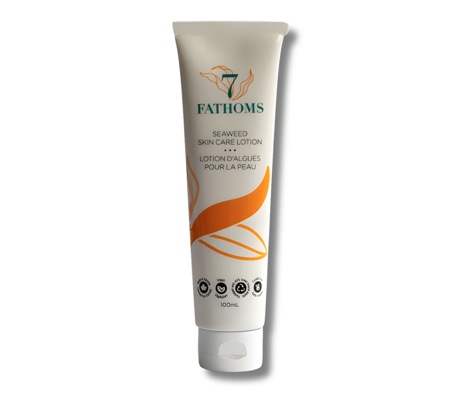 Tube of 7 Fathoms Seaweed Skin Care Lotion (100 mL) for sensitive skin