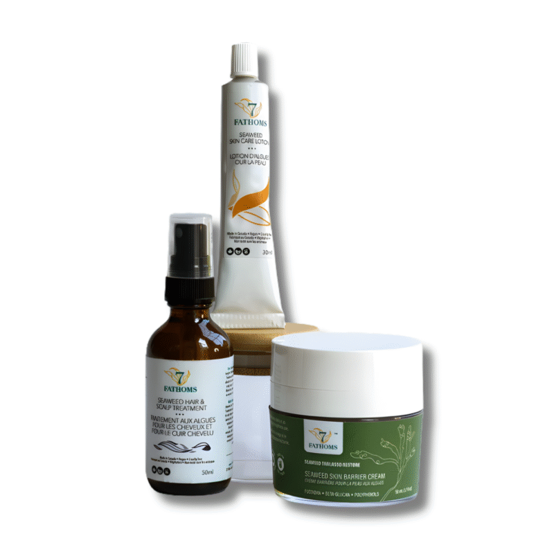 Gentle comfort care for sensitive skin by 7 Fathoms, featured on Dragons’ Den and available in Toronto.