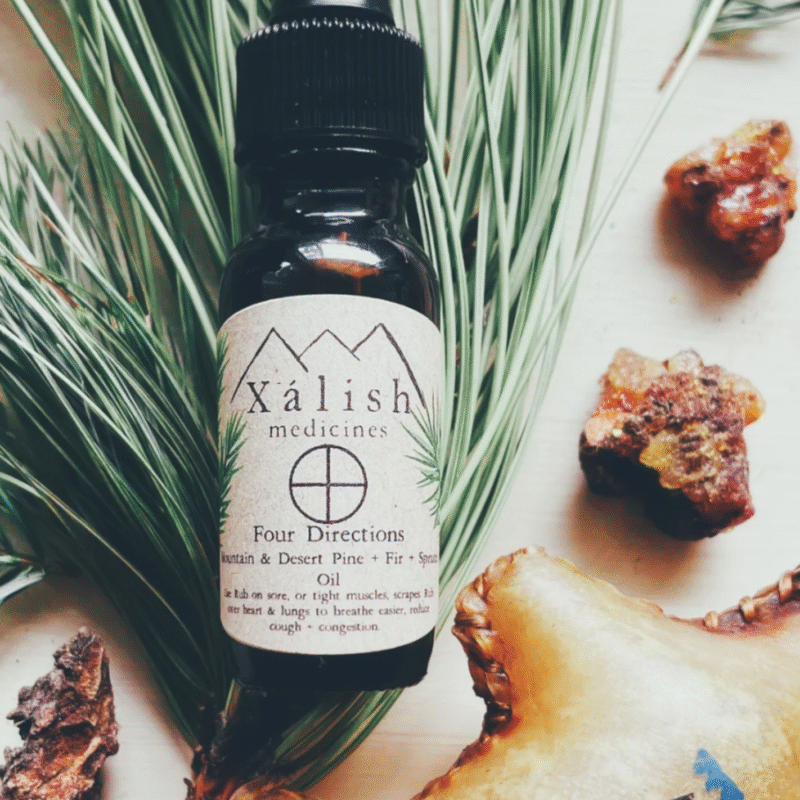 Xalish Medicines Four Directions Ritual Oil for ceremony and spiritual healing
