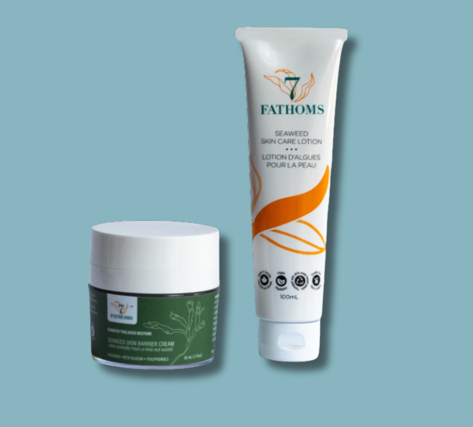 Hydrate and restore skin with 7 Fathoms Duo — Dragons’ Den featured natural skincare from Toronto. Sold exclusively @ https://sprucepathhealth.com/