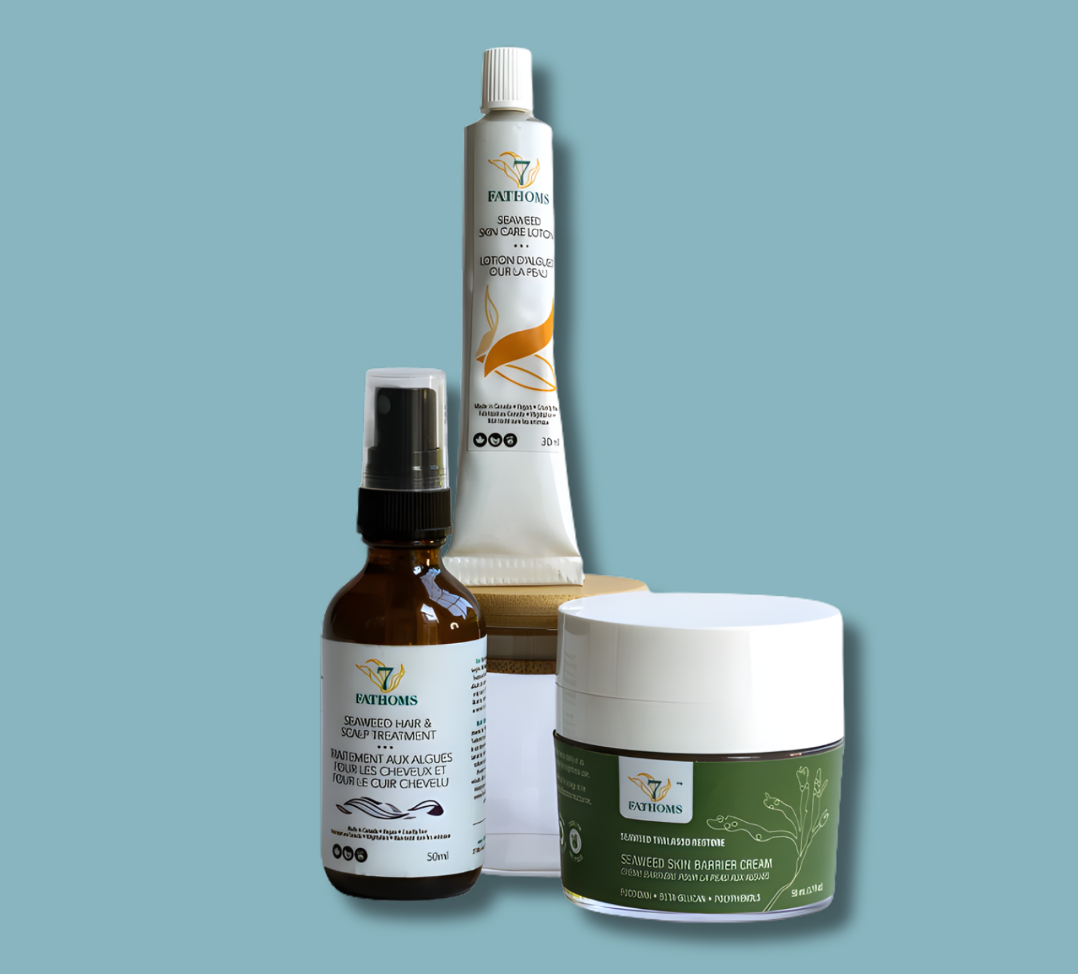 Gentle comfort care for sensitive skin by 7 Fathoms, featured on Dragons’ Den and available in Toronto.