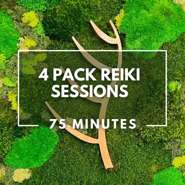 4 Pack Reiki Sessions | 75 Minutes